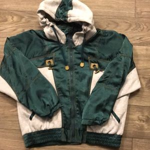 Vintage 80 hybrid hoodie windbreaker